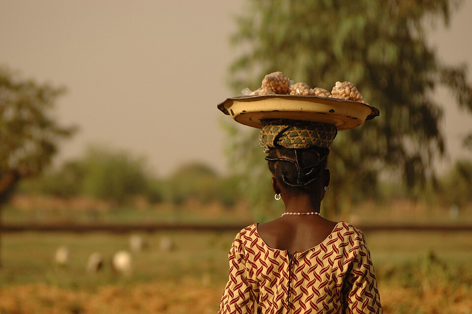 Một người bán lạc ở Ouagadougou, Burkina FasoẢnh: Romanceor